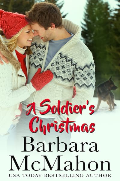 Book cover for A Soldier's Christmas by Author Barbara McMahon