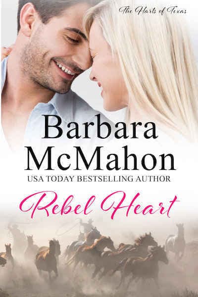 Book cover for Rebel Heart by Author Barbara McMahon